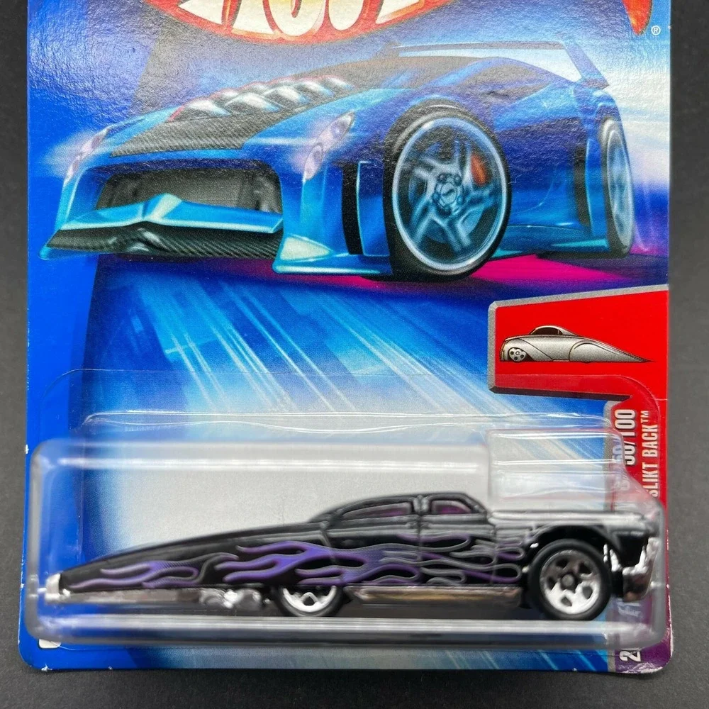 Hot Wheels 2004 First Editions Crooze Slikt Back‎ Black Diecast 1/64 #050